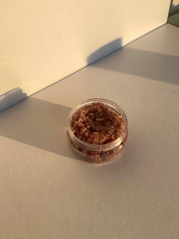 Natural Vegan Rose Petal Sugar Scrub: Gentle Exfoliating Face Polish