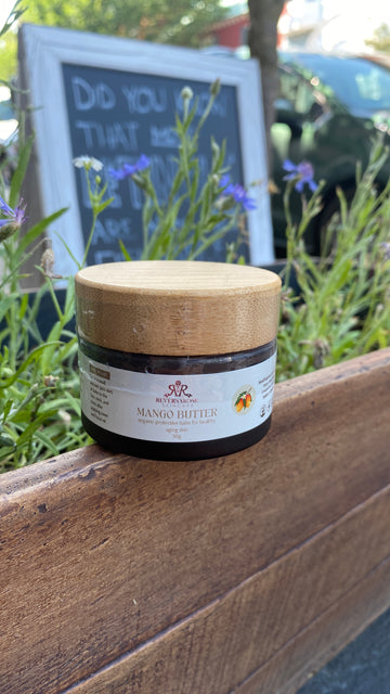 Organic Mango Butter Balm: Herbal Infused Vegan Moisturizer for Glowing Skin