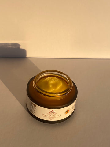Organic Mango Butter Balm: Herbal Infused Vegan Moisturizer for Glowing Skin