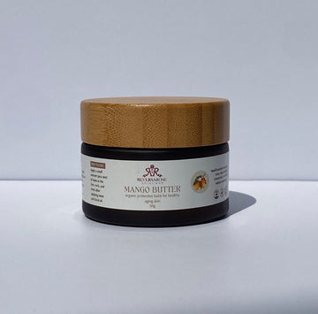 Organic Mango Butter Balm: Herbal Infused Vegan Moisturizer for Glowing Skin