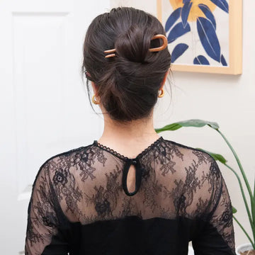 Natural Wooden Minimal U Hair Pin