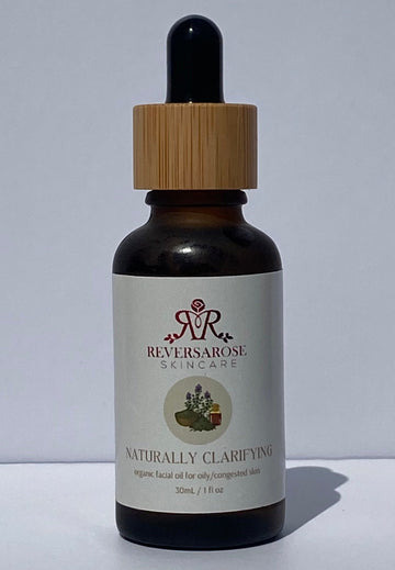 Naturally Clarifying Facial Oil – Herbal Blend for Oily, Congested & Sensitive Skin