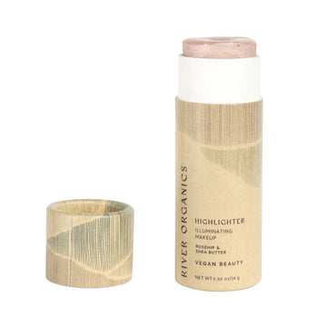 River Organics Rose Quartz Cream Vegan Highlighter Stick