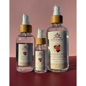 Botanical Rosewater Toner | Alcohol-Free Herbal Mist for Hydrated, Glowing Skin