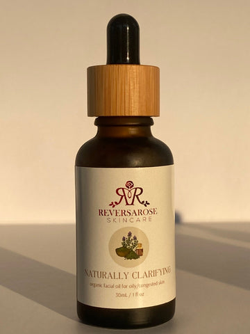 Naturally Clarifying Facial Oil – Herbal Blend for Oily, Congested & Sensitive Skin
