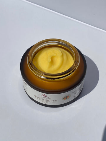 Organic Mango Butter Balm: Herbal Infused Vegan Moisturizer for Glowing Skin