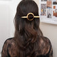 Natural Bamboo Hair Slide