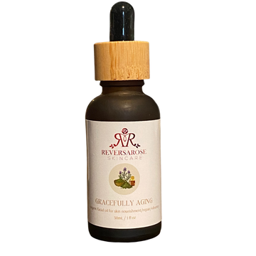 Holistic Organic Facial Oil for Gracefully Aging: Natural Youthful Glow